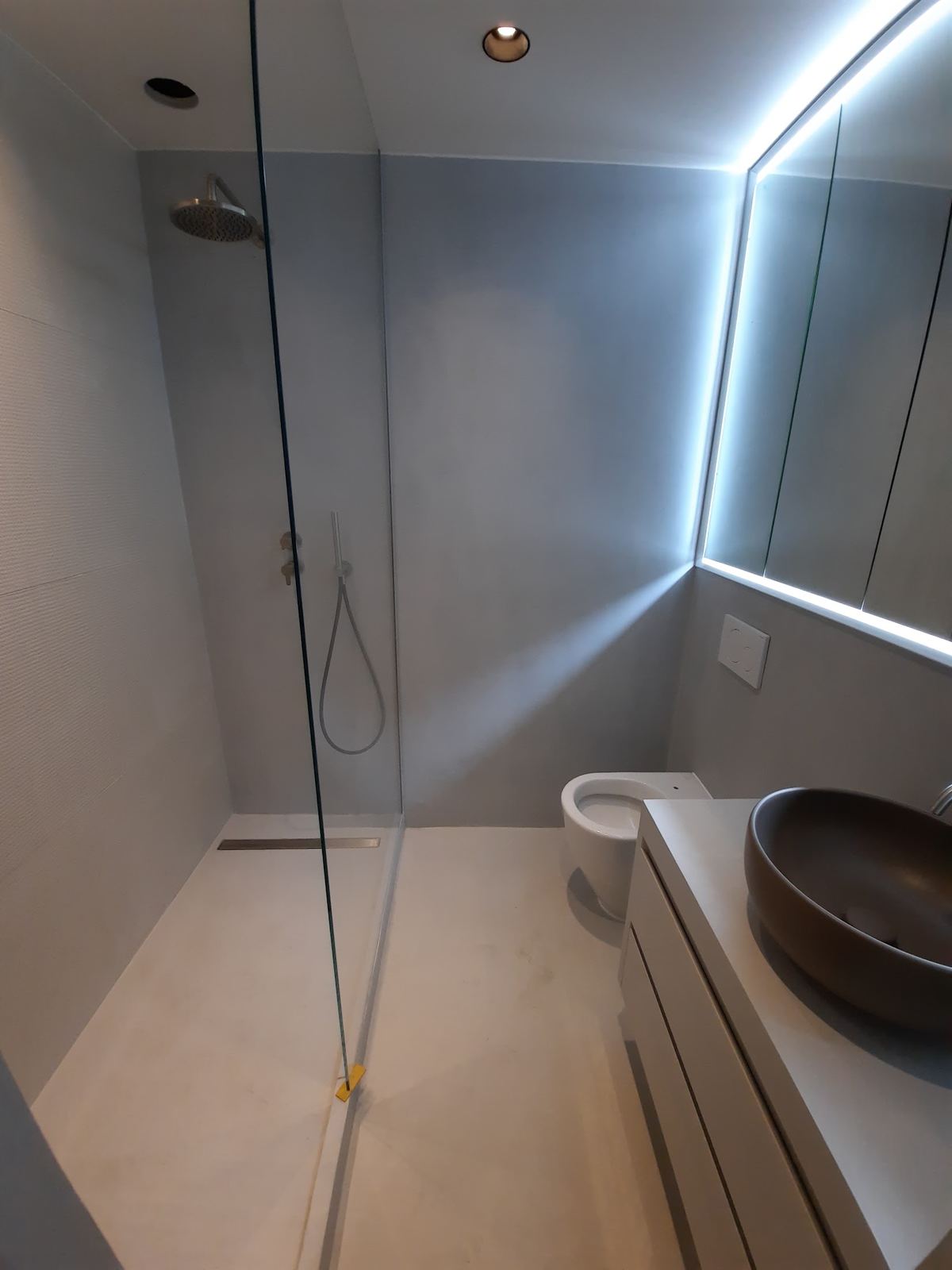 Paroi de douche fixe, verre clair – EDILSYSTEM